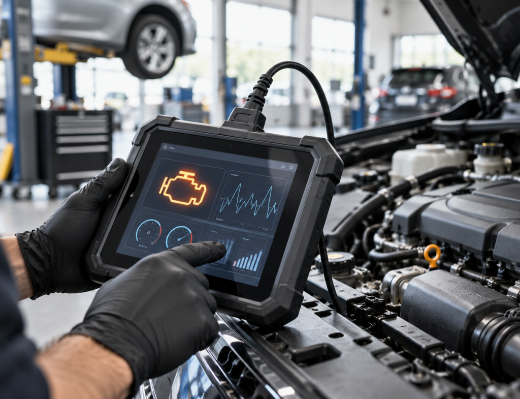 A check engine light, rough idle, loss of power, or unusual sound can have several causes. We diagnose the issue and explain what we find before recommending repairs.